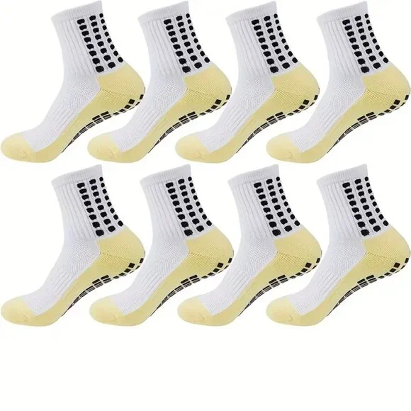 Non-Slip Athletic Socks 4/8 - Picture 1 of 5